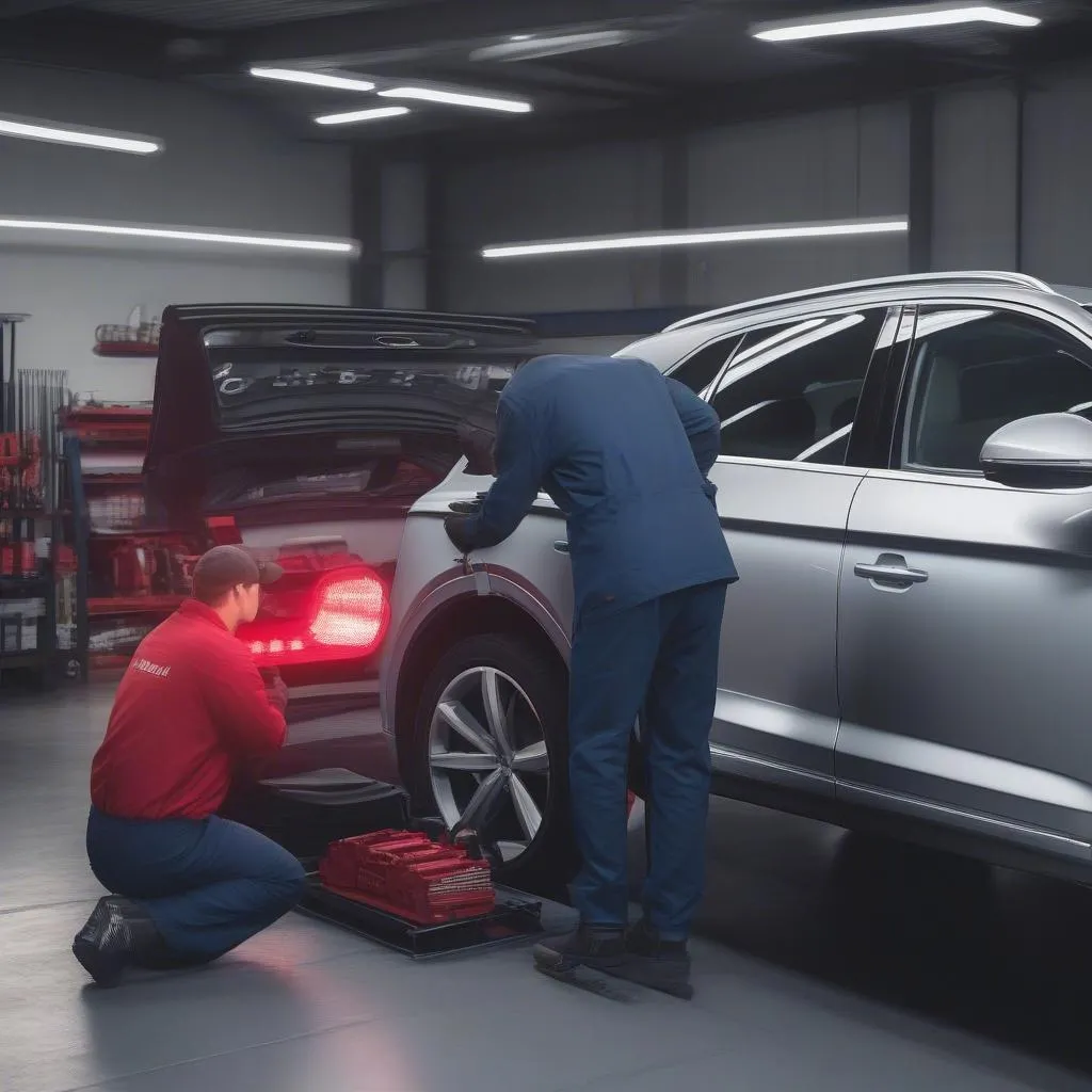 Réparation des feux arrière Audi Q5