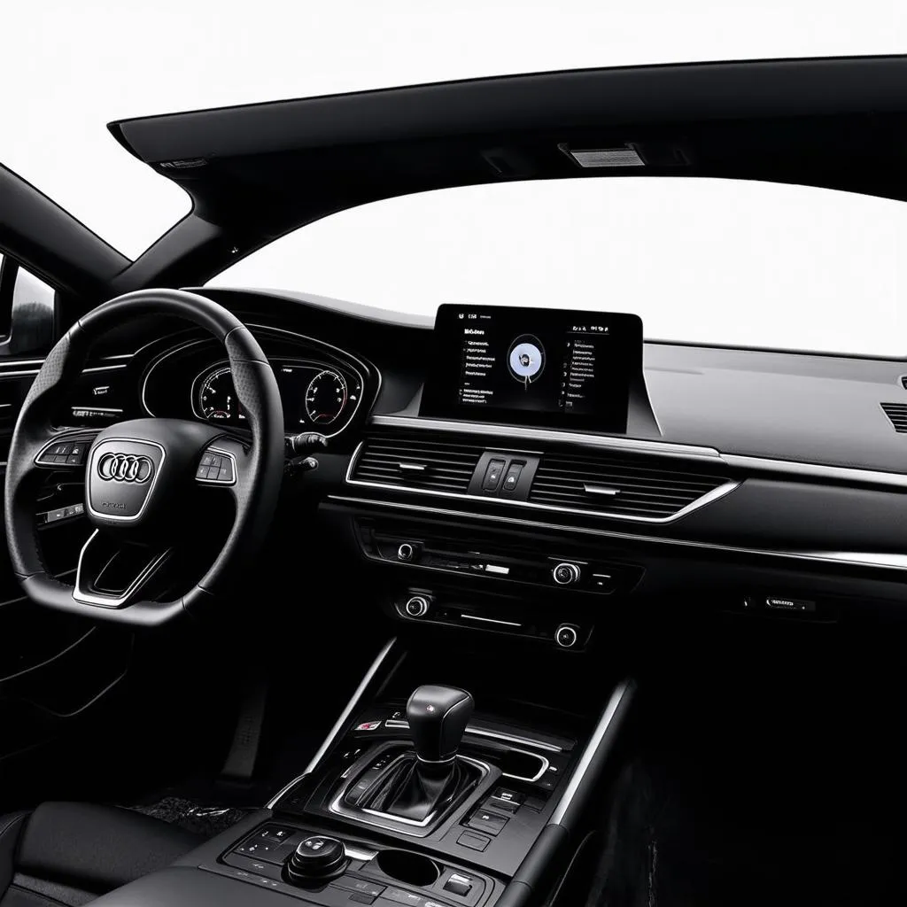 Audi Q7 dashboard