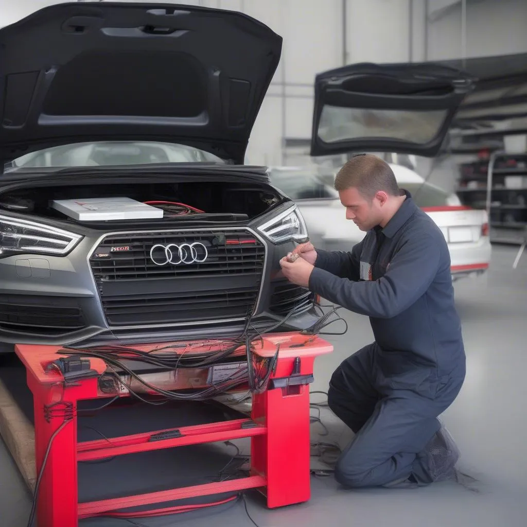 Audi 05 S4: Guide de Diagnostic et de Réparation du Système Électrique