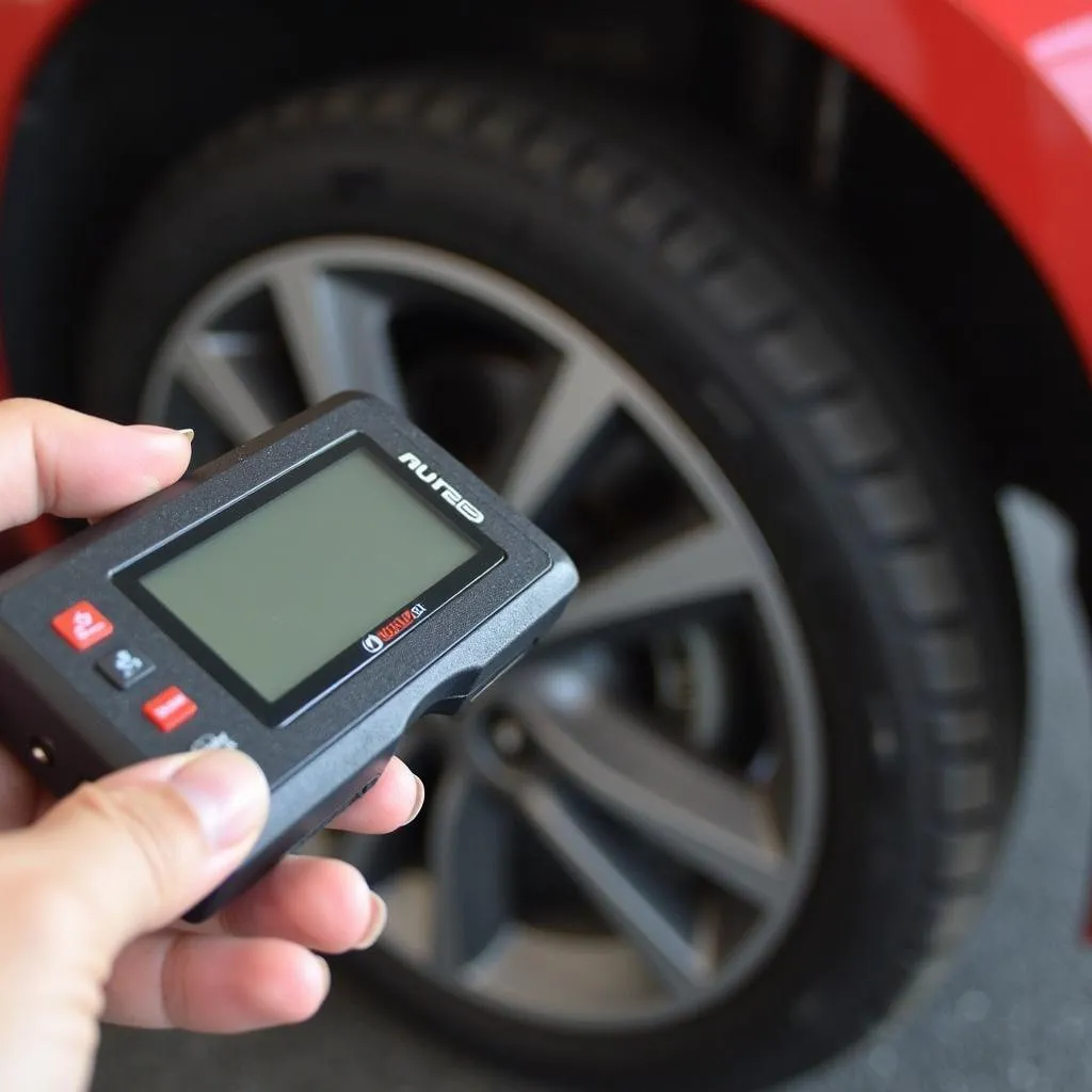 Autel 401 TPMS en action