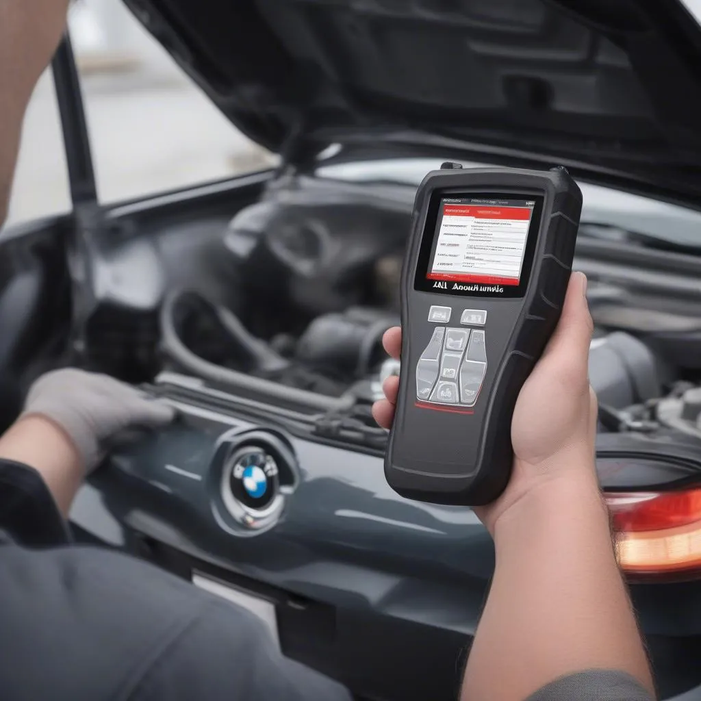 Diagnostic de la transmission d'une BMW série 3 avec l'Autel AutoLink AL519