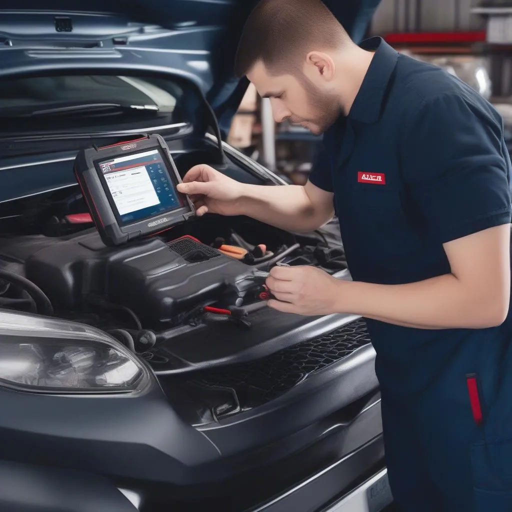 Diagnostic du moteur avec l'Autel AL519 : Guide d'utilisation en français