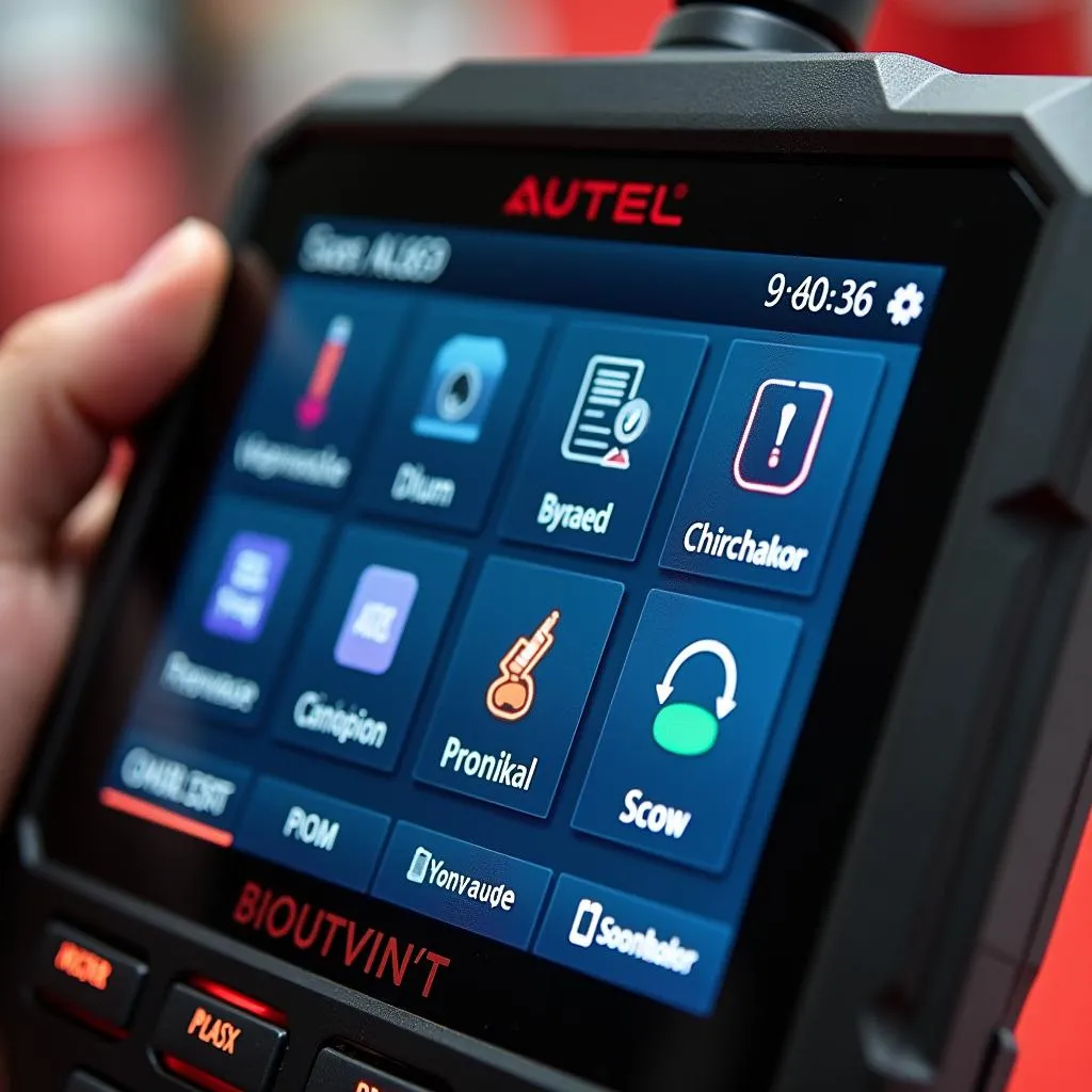 Interface intuitive de l'Autel AL639