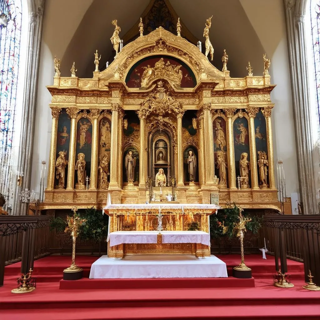 L’autel de la basilique Saint-Vincent de Metz : un joyau historique et artistique