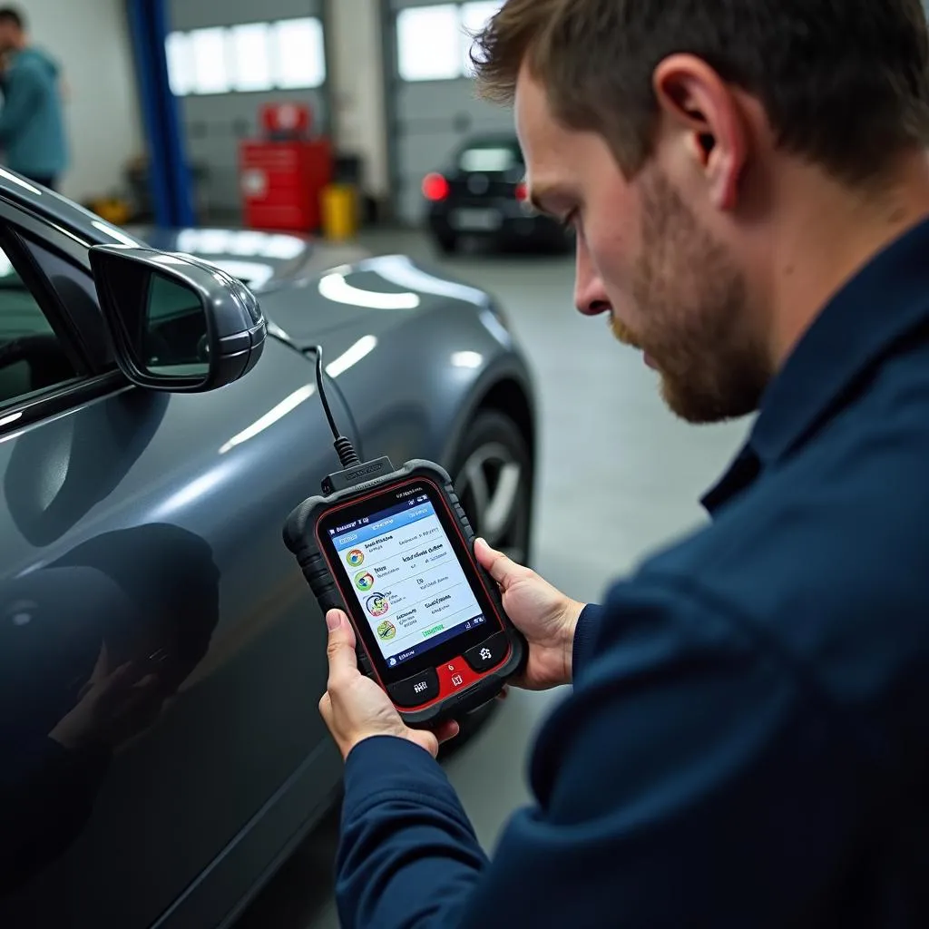 Diagnostic d'une voiture allemande avec l'Autel Celtique+