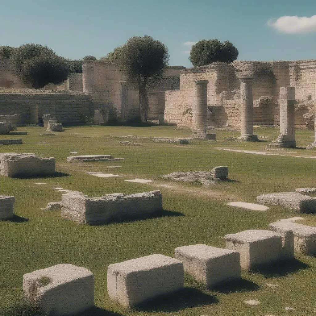 Lansargues, France, Roman Ruins