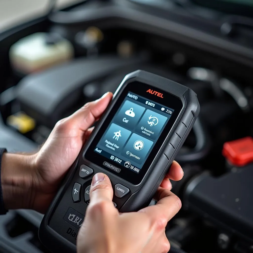 Autel Diag MK808 OBD2 en action