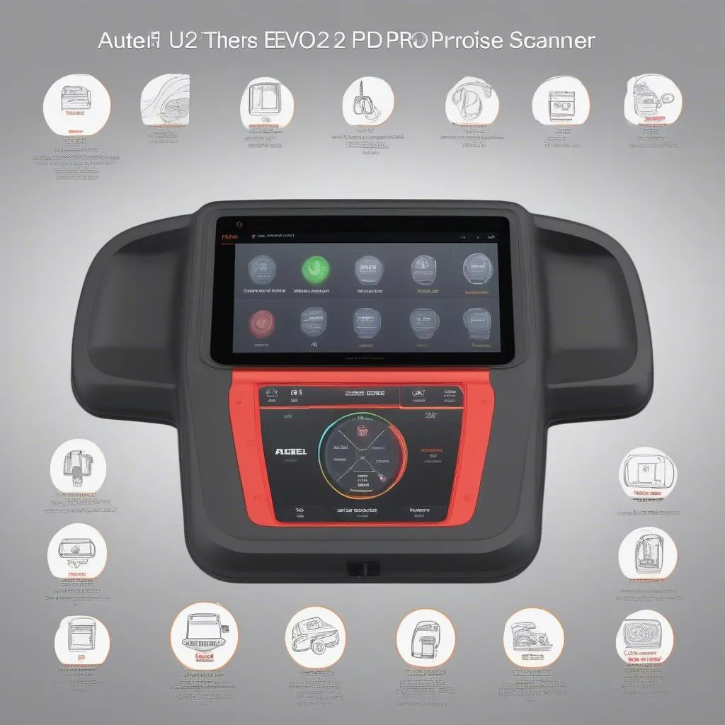 Autel Evo 2 Pro Enterprise - Interface Utilisateur Scanner Diagnostic