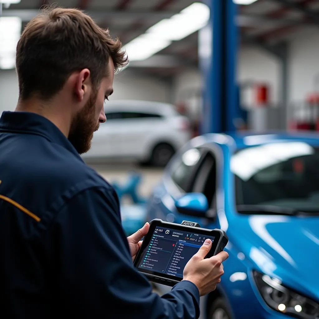 Diagnostic d'une Peugeot avec un Autel Evo à Lyon