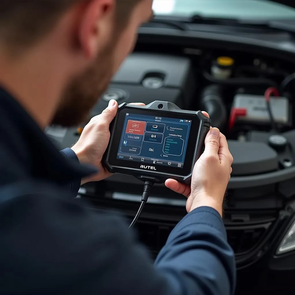 Diagnostic moteur avec Autel Evo Nano Plus