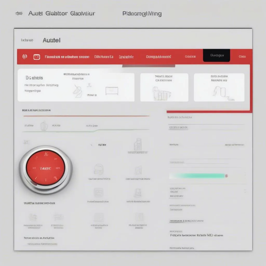 Autel Gladiateur Interface