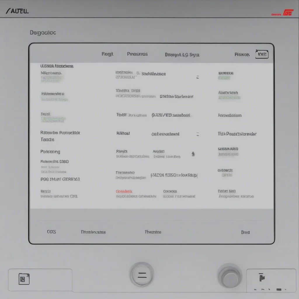 Interface Autel Grom Thar