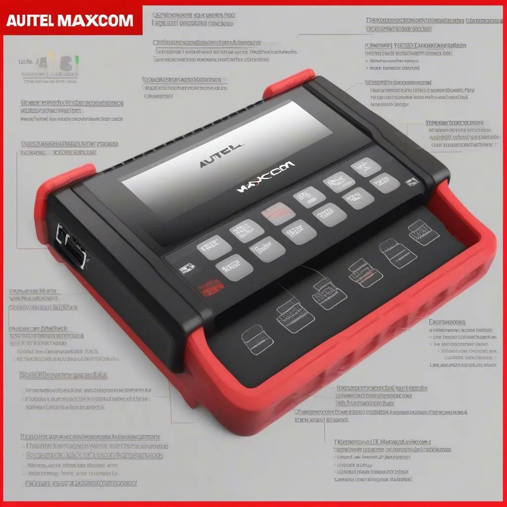 Autel MaxiCOM MK808 Diagnostic Tool