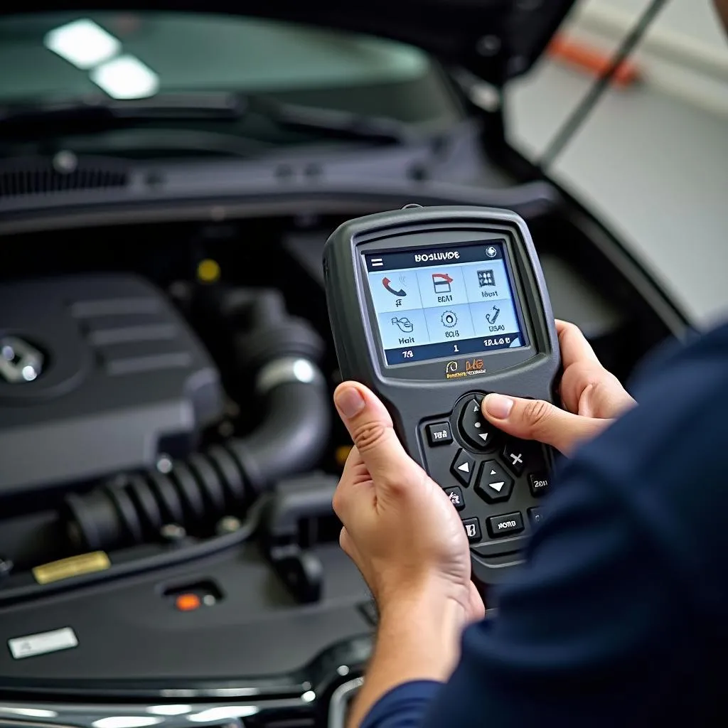 Diagnostic moteur Renault avec l'Autel MaxiCheck Pro