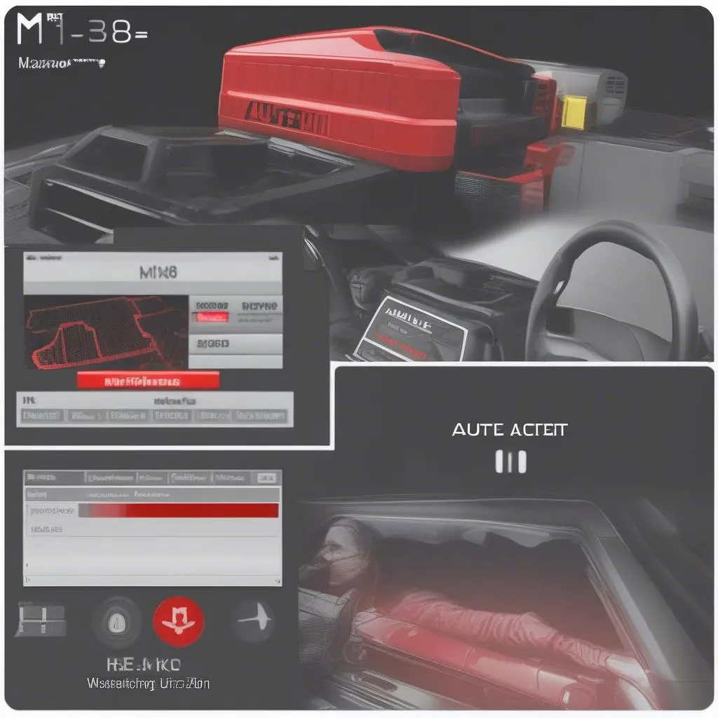 Outil de diagnostic Autel MaxiCOM MK808 en action