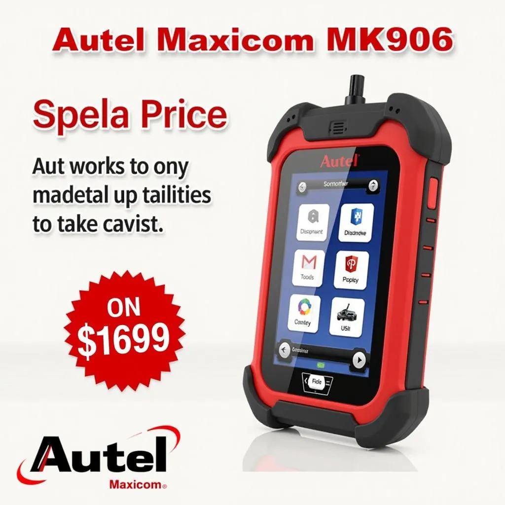 Autel Maxicom MK906 Promo : Le Diagnostic Auto Européen à Votre Portée !