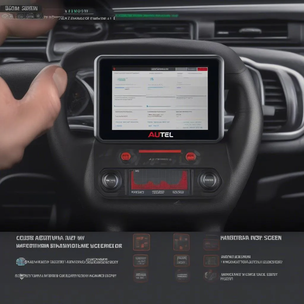 Autel MaxiIM 508 displaying diagnostic information