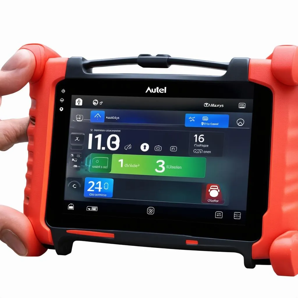 Interface utilisateur Autel MaxiSys