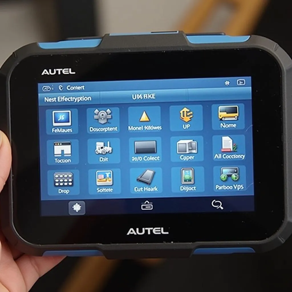 Autel Missel 2019 Interface Utilisateur