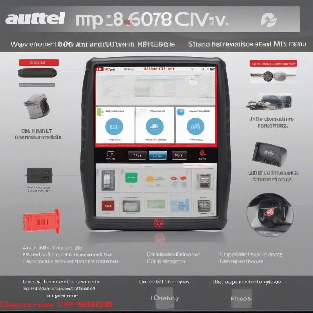 Autel MS908CV avec écran tactile