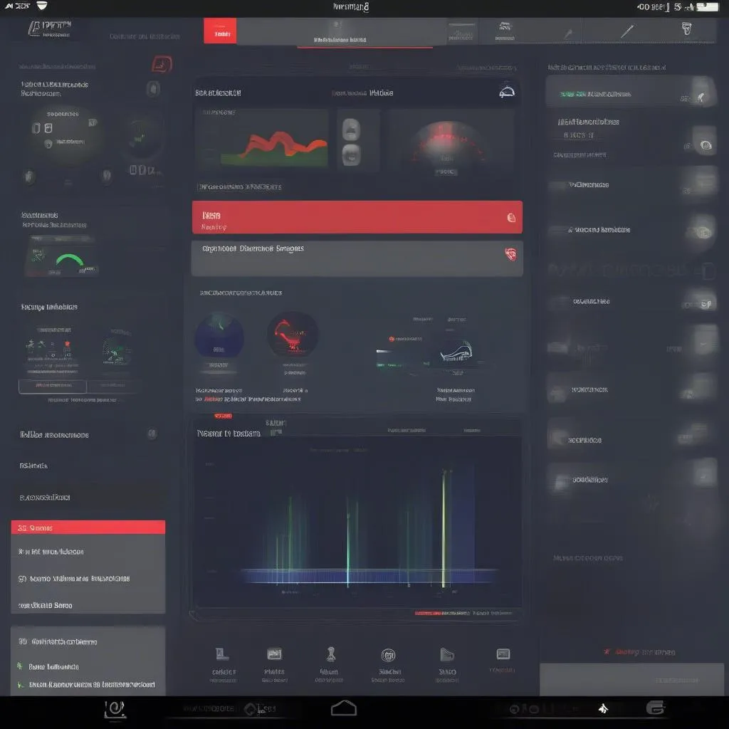 Autel Navigant interface with clear and easy-to-use menus