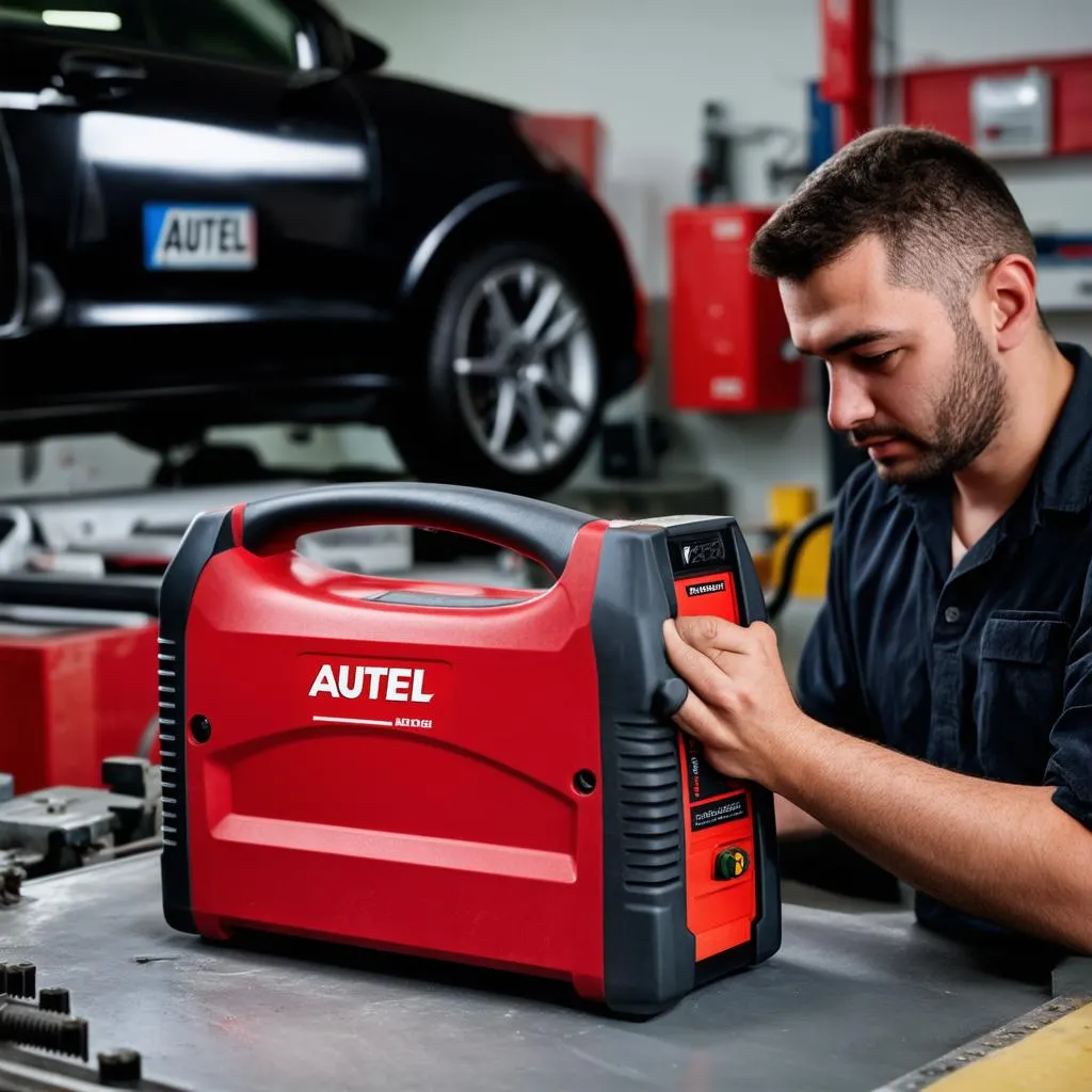 Autel Rochenoire in Garage