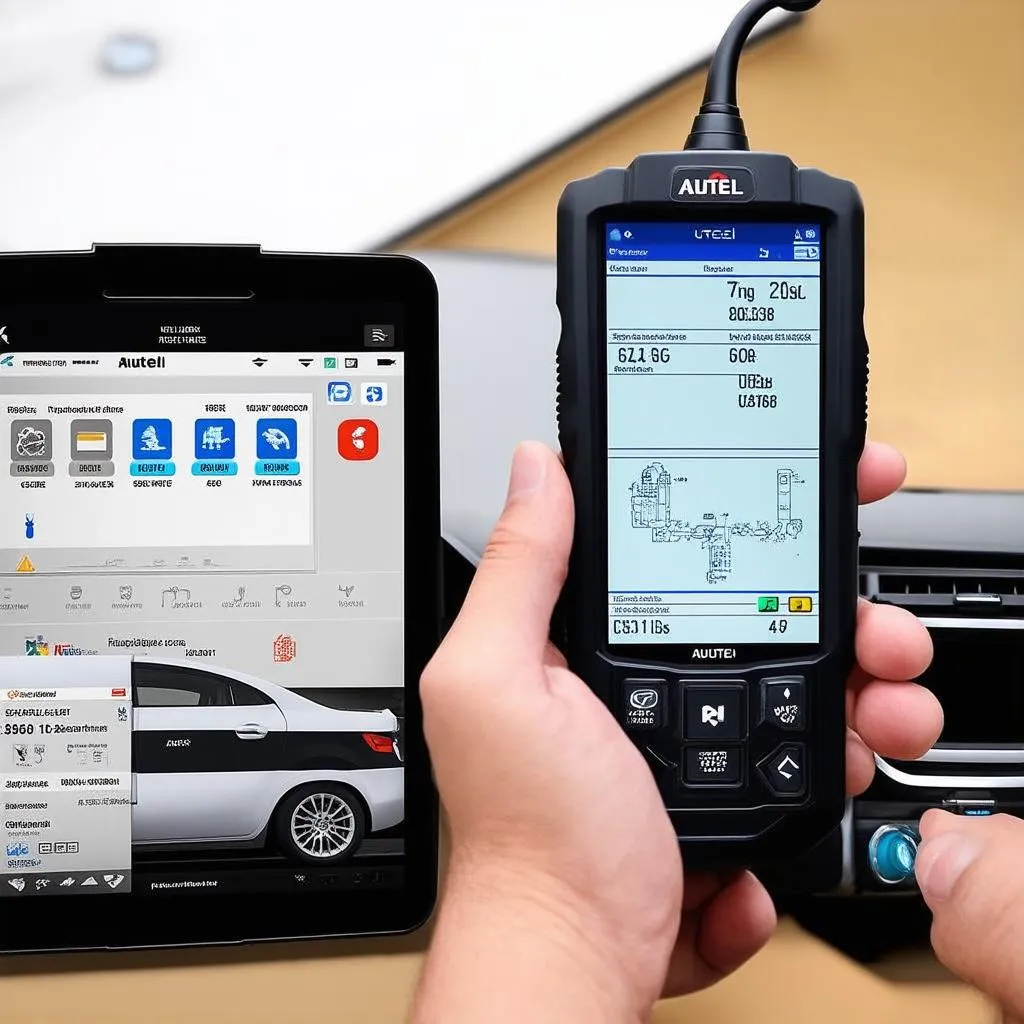 Scanner Autel pour diagnostic