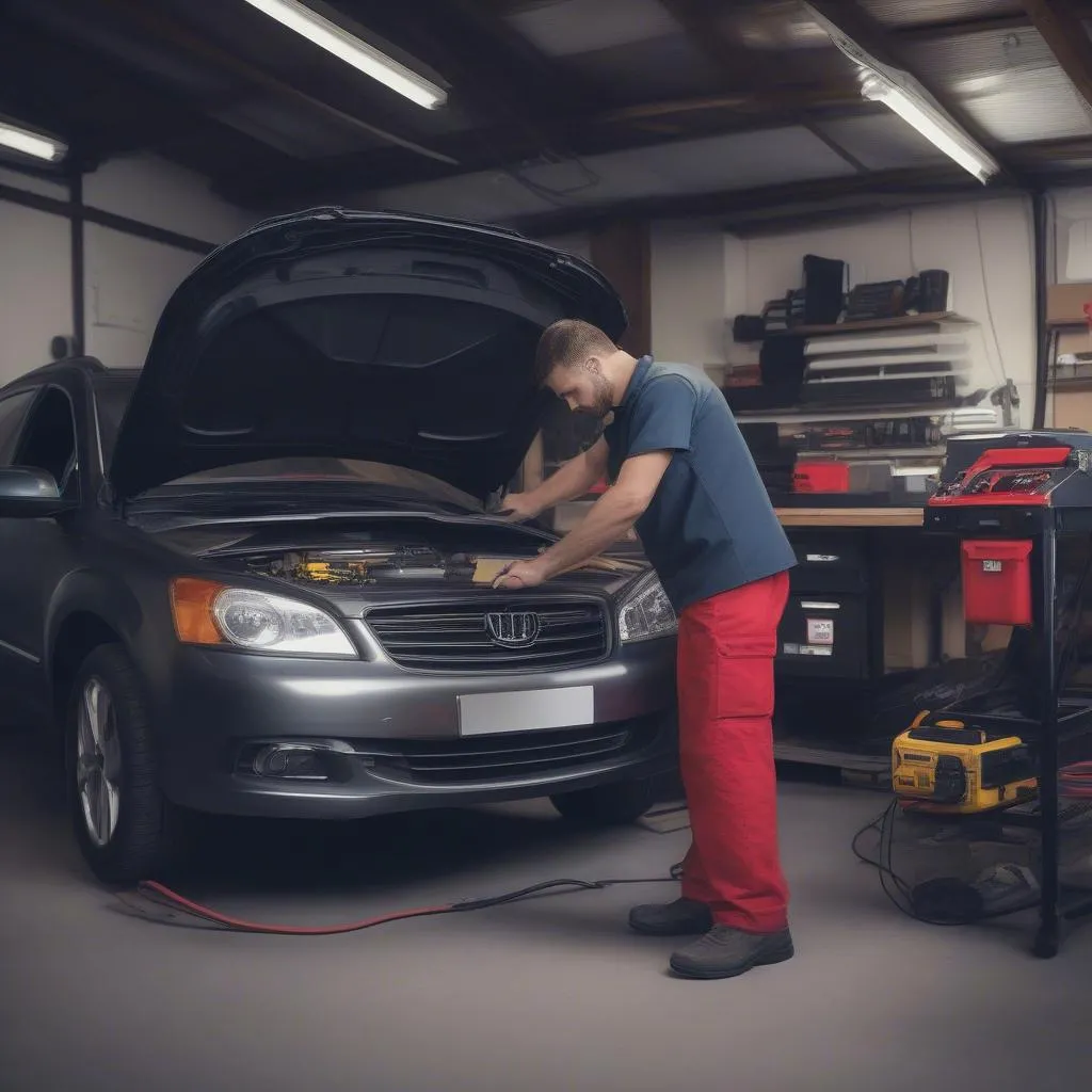 Atelier de réparation automobile