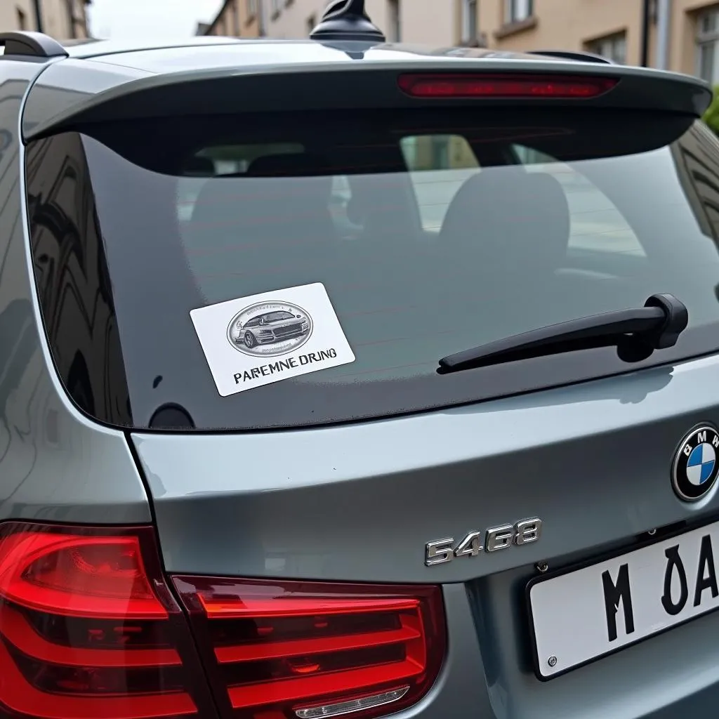 Autocollants pour Véhicule en Mémoire d’une Voiture