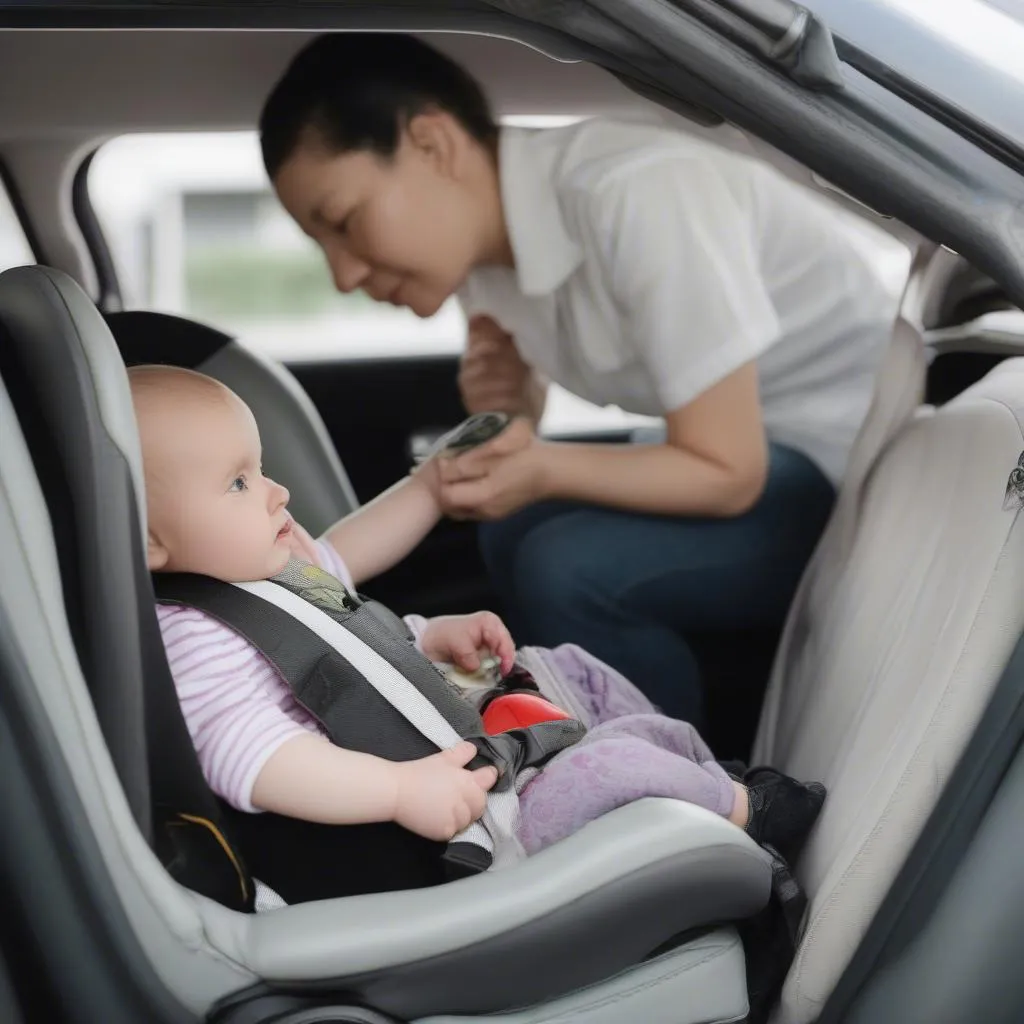 Sécurité du siège auto pour bébé