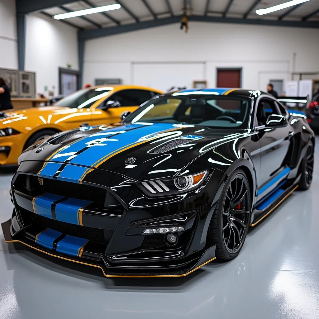 Black Blue Gold Custom Cars : Un Regard sur l’univers des voitures personnalisées