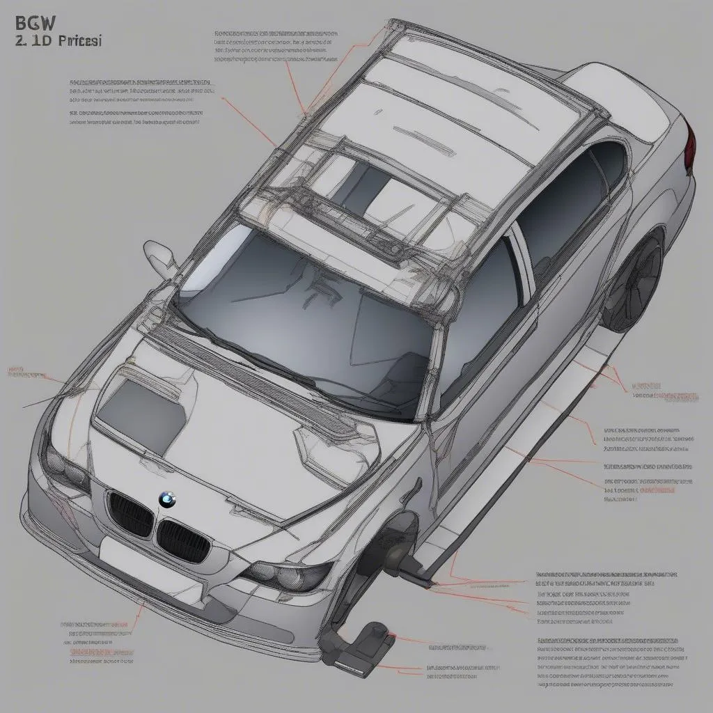 Outil de diagnostic branché sur une BMW e90