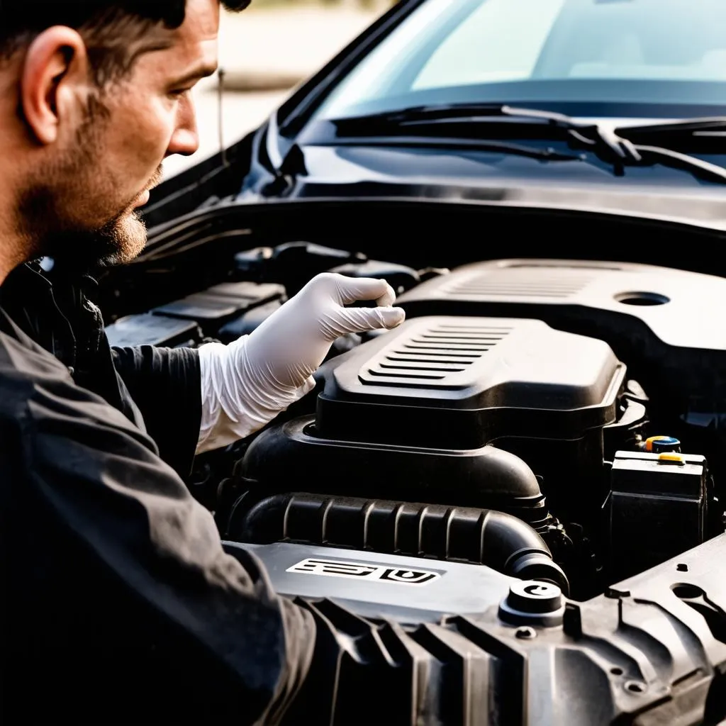 Vérification de l'huile moteur BMW