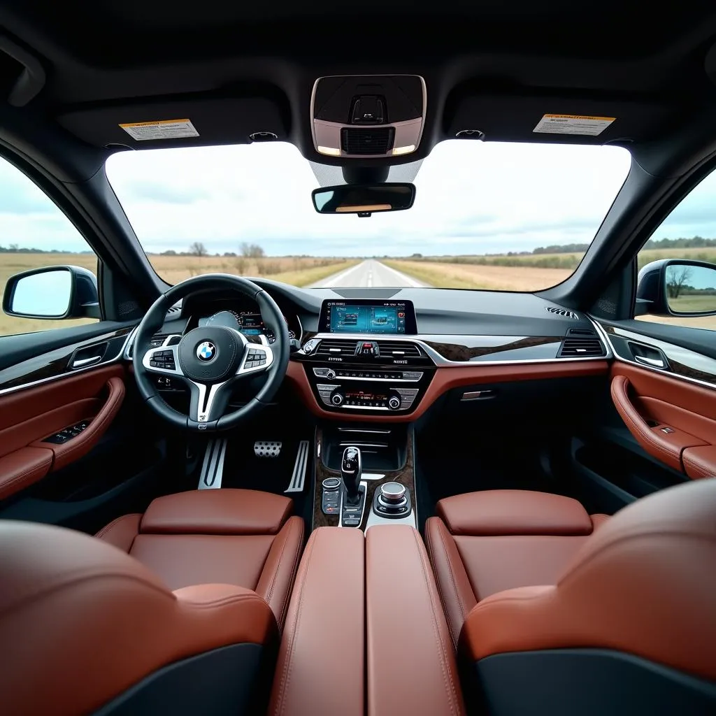 Intérieur luxueux du BMW X4