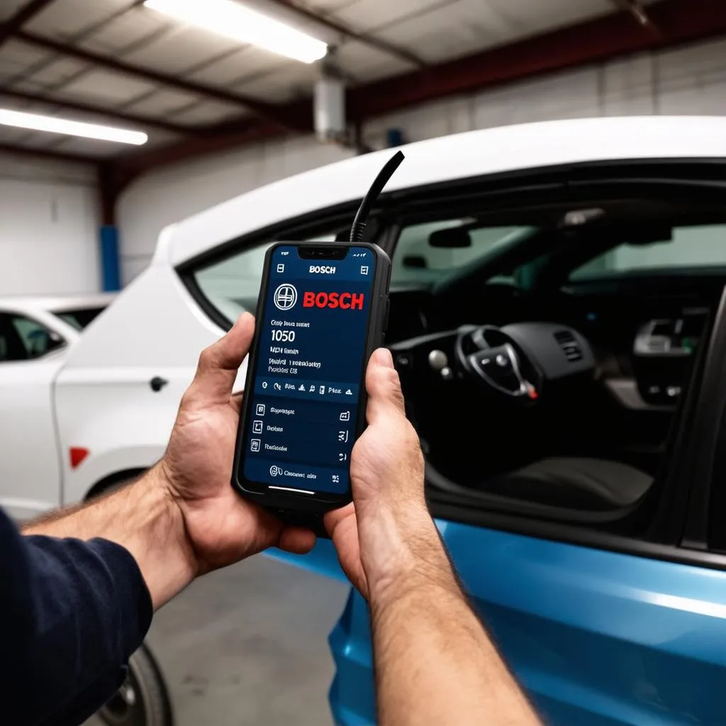 Thiết bị chẩn đoán ô tô Bosch OBD 1050 App