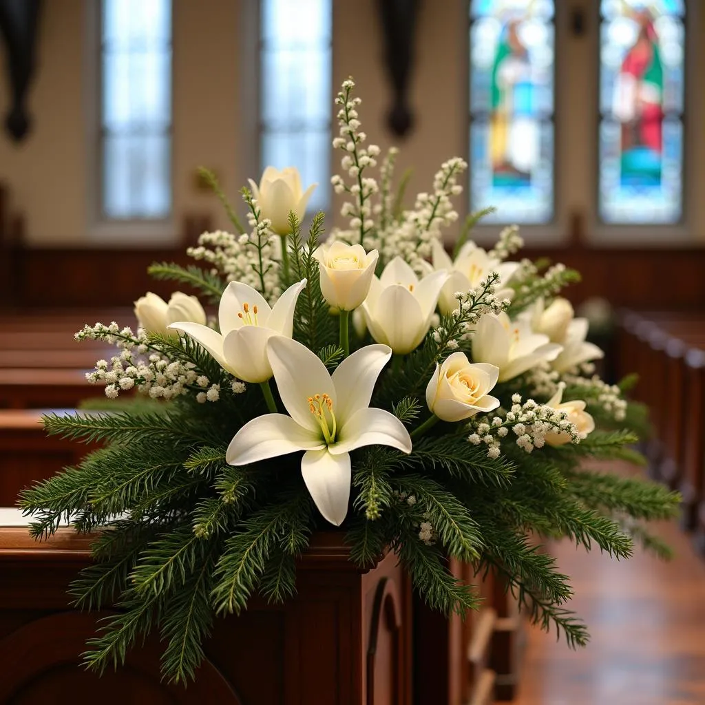 Bouquets d’autel en hiver : sublimez vos célébrations religieuses avec élégance