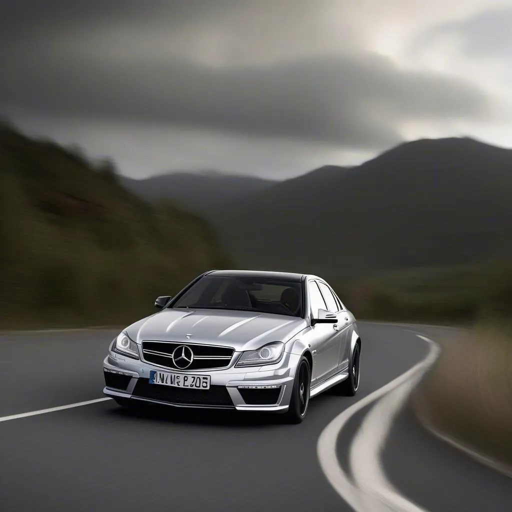 driving c63 w204