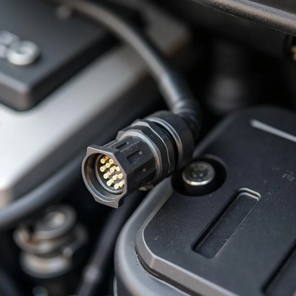 Capteur de position d'arbre à cames sur un moteur Hyundai