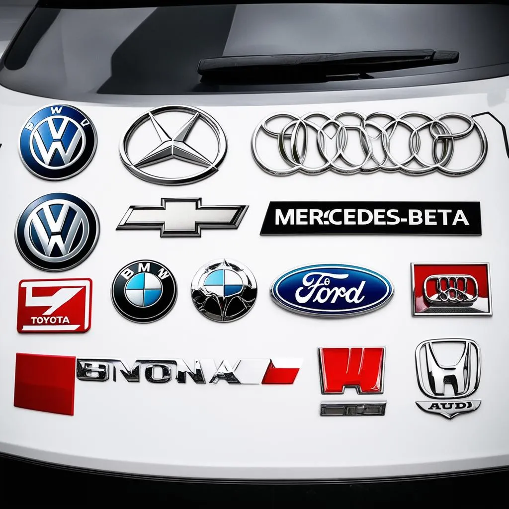 Logos of car brands