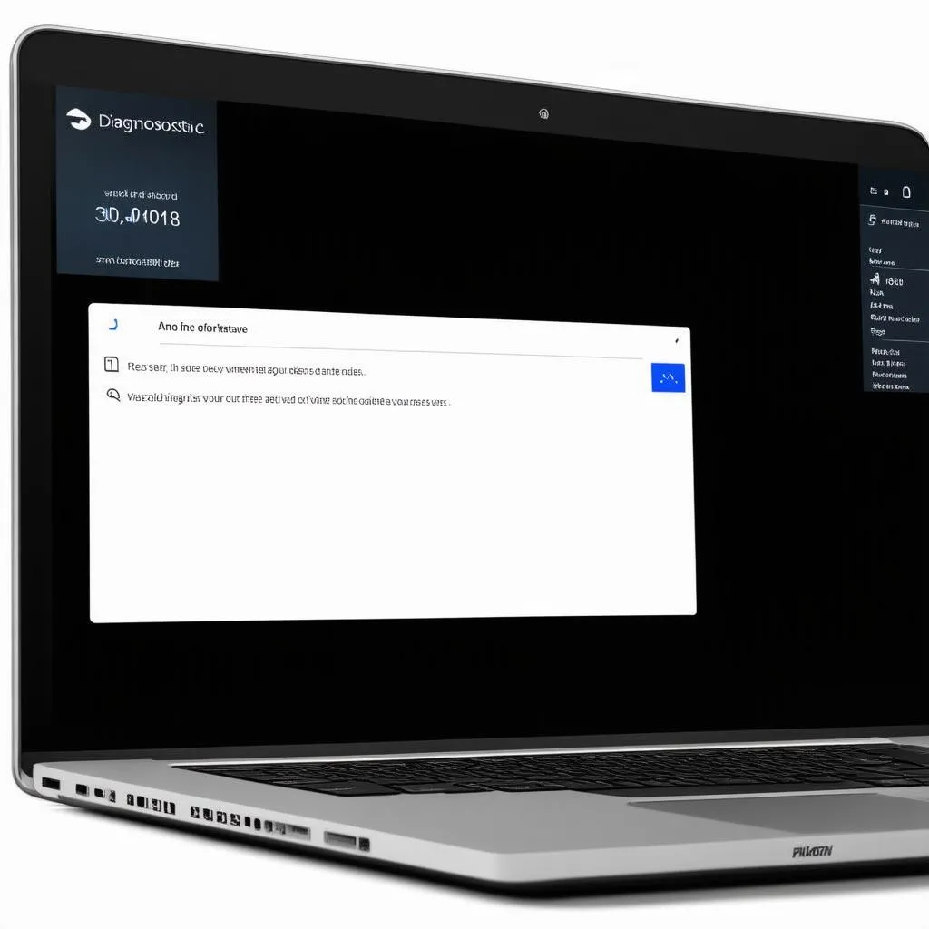 Logiciel de diagnostic automobile sur un ordinateur portable