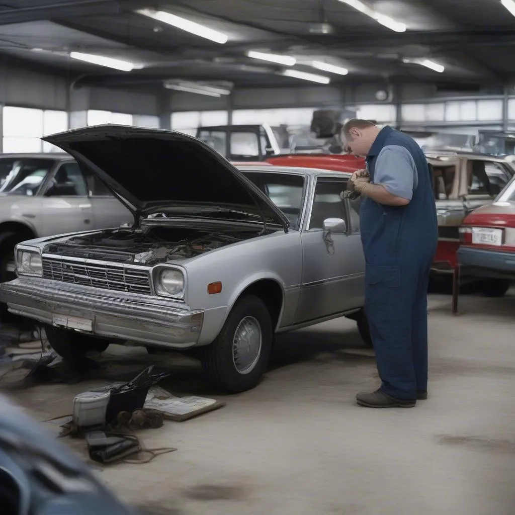 inspection de la voiture