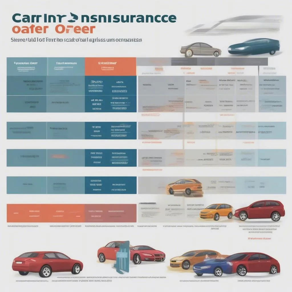 Comparison of car insurance offers