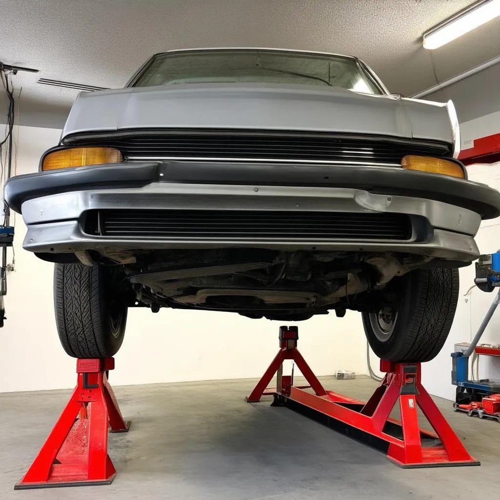 Sécurité avec des chandelles de voiture