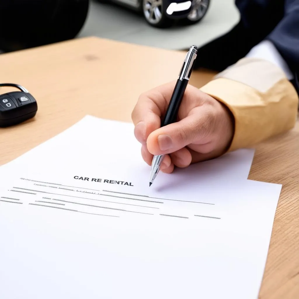 Car rental agreement