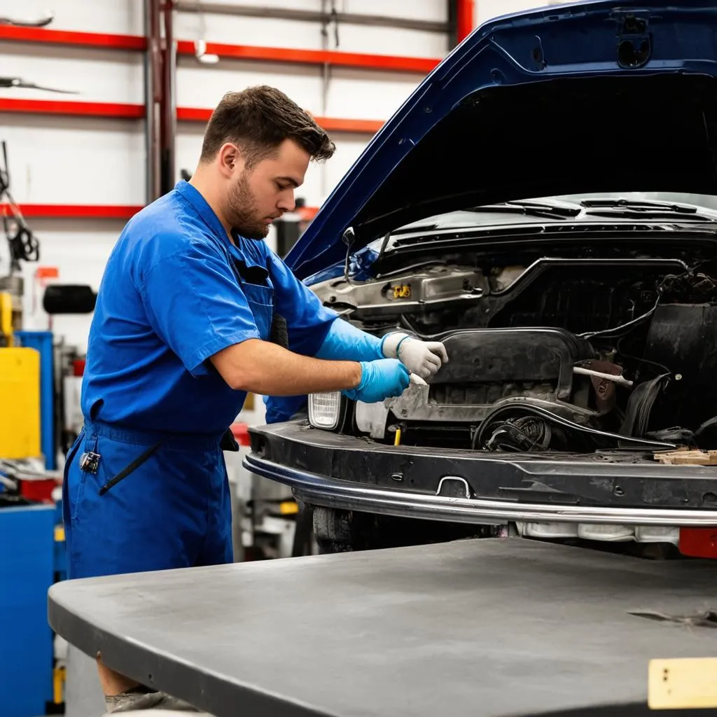 Atelier de réparation automobile