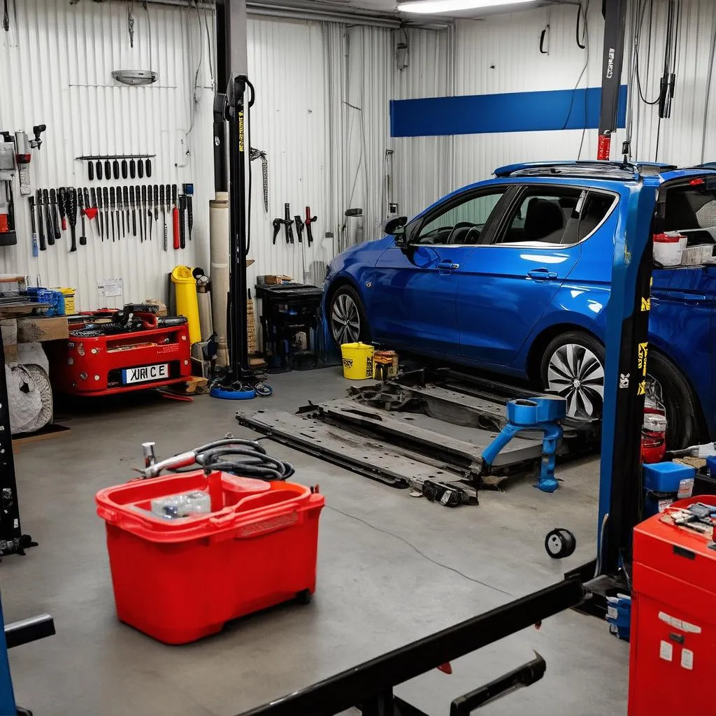 Atelier de réparation automobile