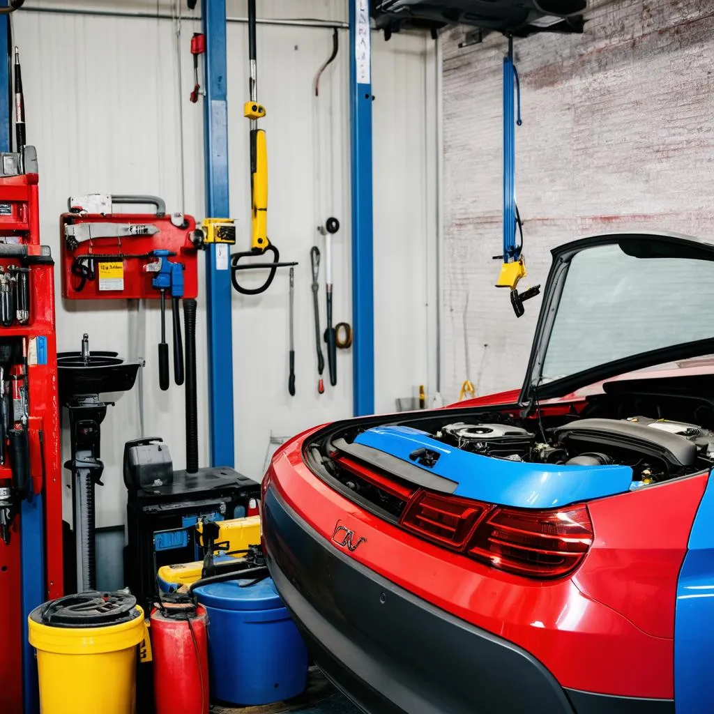 Atelier de réparation automobile