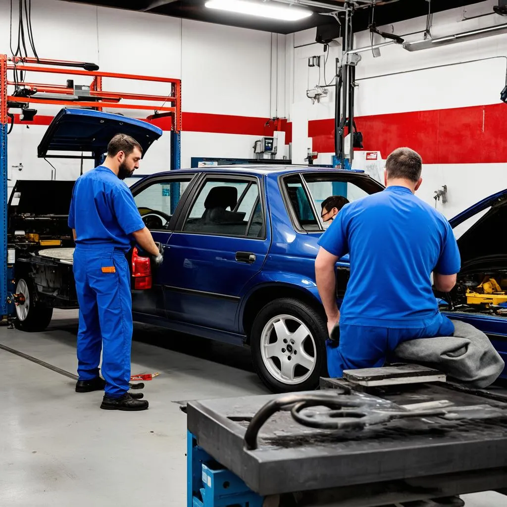 Atelier de réparation automobile