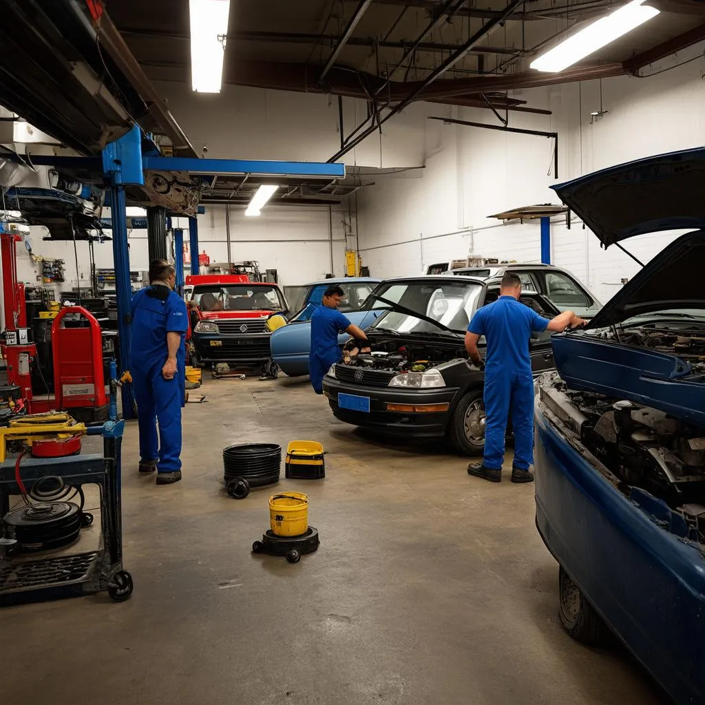 Atelier de réparation automobile