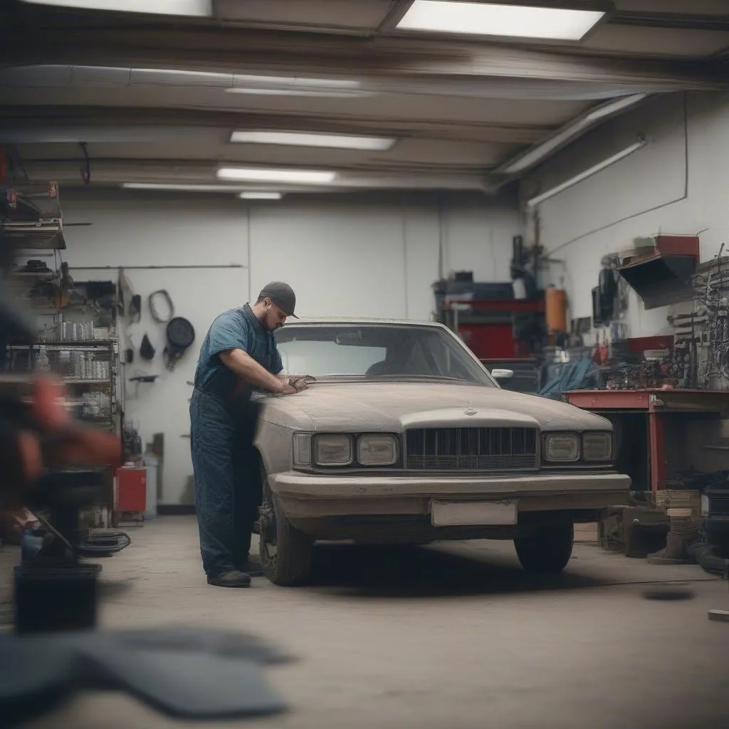 Atelier de réparation automobile